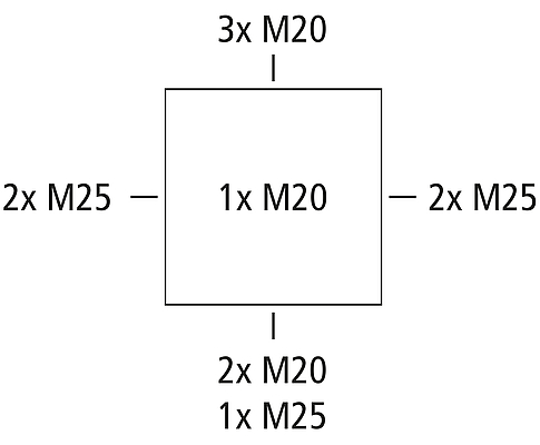 Abox 040-4²/w